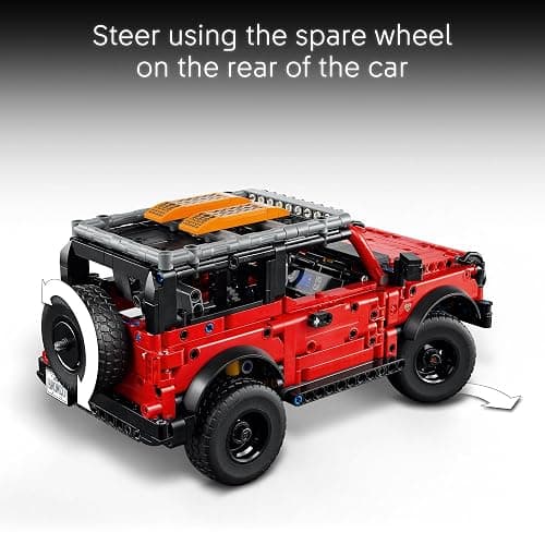 LEGO Technic Ford Bronco Kids Toy Car - Building Toy for Boys and Girls, Ages 10+ - Car Toy and Model Kit - Makes a Cool Birthday Gift for Kids - Authentic Ford Bronco Trim & Details - 42213 thumbnail 5