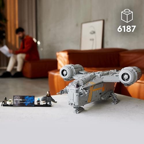 LEGO Star Wars The Razor Crest UCS Set, Ultimate Collectors Series Starship Model Kit for Adults, Large Iconic The Mandalorian Memorabilia Collectable, 75331 thumbnail 3