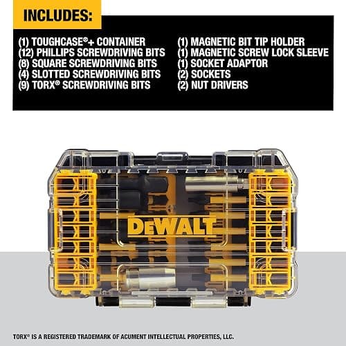 DEWALT DWA2NGFT40IR Impact Ready Flextorq 40-Piece Steel Screwdriver Bit Set thumbnail 3