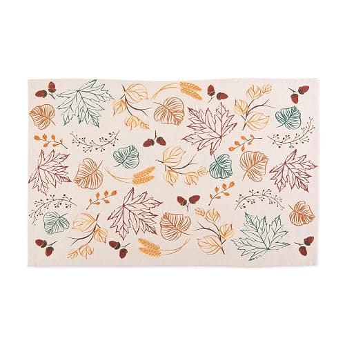 DII Fall Kitchen Towels for Kitchen Decorative Cotton Dish Towel Set, 18x28, Autumn Leaves, 2 Count thumbnail 6