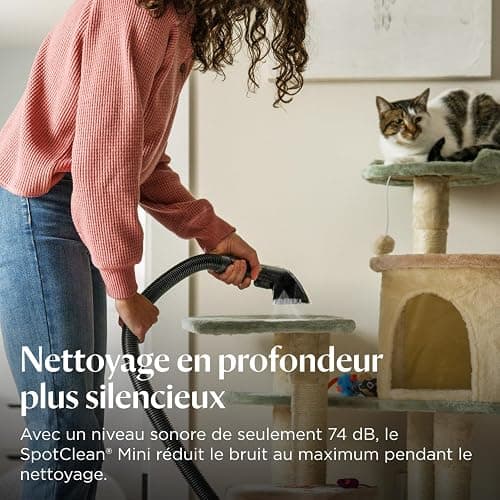 BISSELL SpotClean Mini Shampouineuse Filaire 41491 | Nettoyeur tapis portable, idéal pour nettoyages rapides, compact et léger, pour voiture, bateau, canapé et plus thumbnail 7
