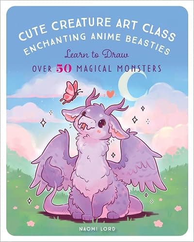 Cute Creature Art Class: Enchanting Anime Beasties - Learn to Draw over 50 Magical Monsters - Image 1