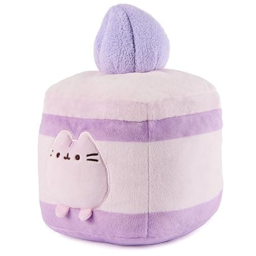 GUND Pusheen Lavender Spongecake Plush, Squishy Toy, Collectible Plush Toy, Dessert Plush, Cat Stuffed Animal for Ages 8 and Up, Purple, 6” thumbnail 3