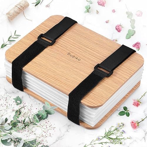 Suziko Professional Flower Press Kit 6 Layers 6.3 x 8.3 inch , Flower Pressing Kit for Adults Kids, Great Gift for Daughter - wood thumbnail 5