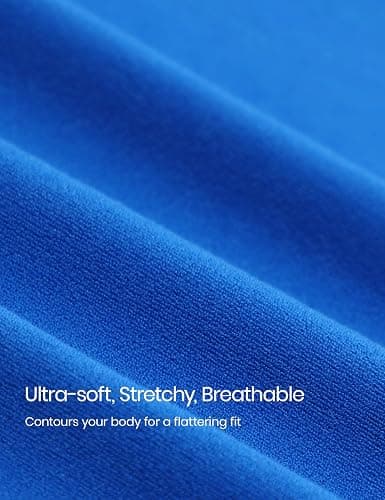 CRZ YOGA Softembrace Crewneck Long Sleeve Shirts for Women - Casual Going Out Tops Soft Basic Fitted Tight Fall T-Shirts thumbnail 6