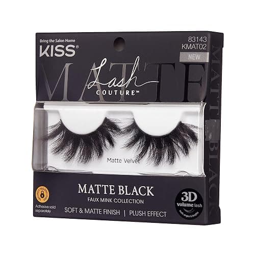Kiss Lashes Lash Couture Matte Black Faux Mink Collection 02 thumbnail 3
