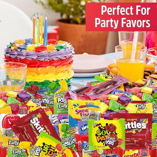Bulk Candy Individually Wrapped - Parade Kid’s Dream, 5lb of Individually Wrapped Party Variety Mix Bag, Kid’s Favorite Sweets Giant Assorted Classic Candies for Pinata Filler, Goodie Bag thumbnail 5