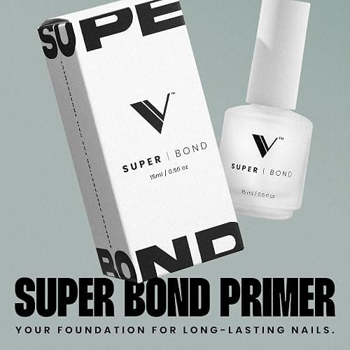 V Beauty Pure Super Bond Nail Primer - Long-Lasting & Low-Odor Nail Prep Bond Primer for Nail Polish, Gel & Acrylic - Nail Care Product for Professional Salons & Home Manicures & Pedicures, 15 ml thumbnail 2