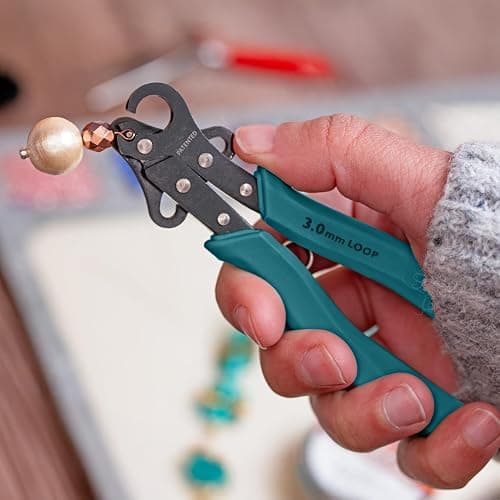 The Beadsmith One Step Looper – Create and Trim Consistent 3 mm Loops for Jewelry, Use With 18-26g Craft Wire thumbnail 2