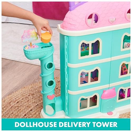 Gabby’s Dollhouse, Purrfect Dollhouse with 15 Pieces including Toy Figures, Furniture, Accessories and Sounds, Kids Toys for Ages 3 and up thumbnail 5