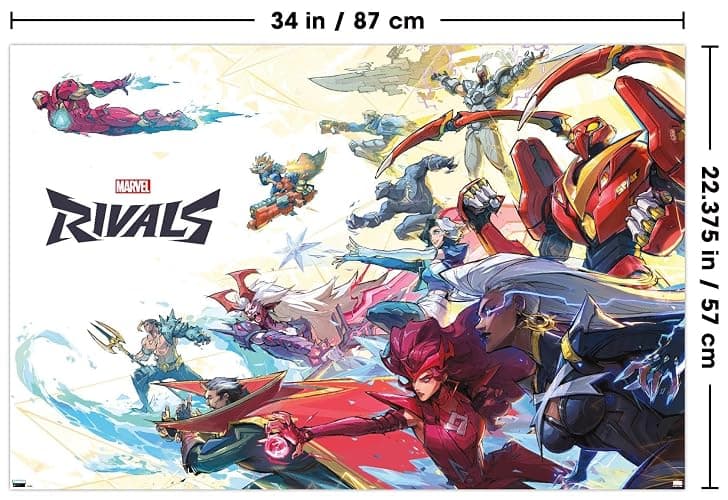 Trends International Marvel Rivals - Group Wall Poster, 34L x 22.4W, Unframed Version thumbnail 3