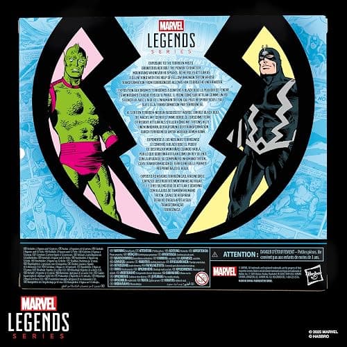 Marvel Legends Series Inhumans Black Bolt & Triton Two-Pack, 2 Fantastic Four Comics-Inspired Collectible 6-Inch Scale Action Figures thumbnail 16