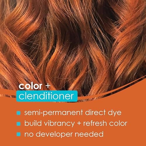Keracolor Color + Clenditioner 3-in-1 Color-Depositing Conditioner, Gently Cleanses & Conditions, Semi-Permanent Hair Color, 23 Shades, 12 Fl Oz thumbnail 2