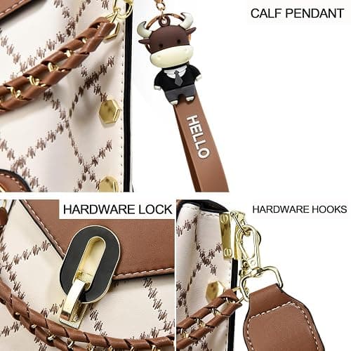 Xiaoyu Small Crossbody Bags for Women Fashion Cell Phone Purse Shoulder Handbags with Wide Strap thumbnail 7