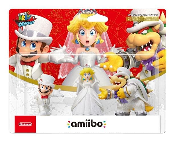 Amiibo - Mario/Peach/Bowser (Wedding 3-Pack) (SMO) - Image 1