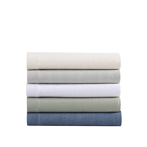 Eddie Bauer - Queen Sheets, Cotton Flannel Bedding Set,4 pcs, Brushed for Extra Softness, Cozy Home Decor (Grey, Queen) thumbnail 7