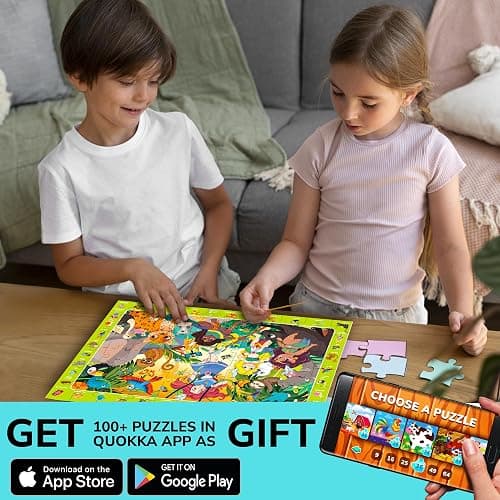 QUOKKA Princess Puzzles for Kids Ages 4-6 - Toddler Puzzles Ages 3-5 - 4-Pack 60 Piece Search and Find Jigsaw Puzzle 6-8 - Unicorn Mermaid Fairy Puzzle for Girls - Learning Educational Toy for 5 Year thumbnail 6