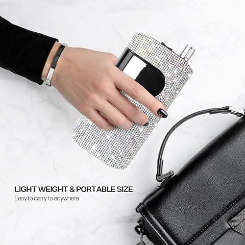 Professional Rechargeable Nail Drill Machine, Lavinda Diamond 35000RPM Electric Nail File Cordless Portable Nail Drill with Coreless Motor for Acrylic Nails, Manicure Pedicure Tool, Crystal Diamond thumbnail 6