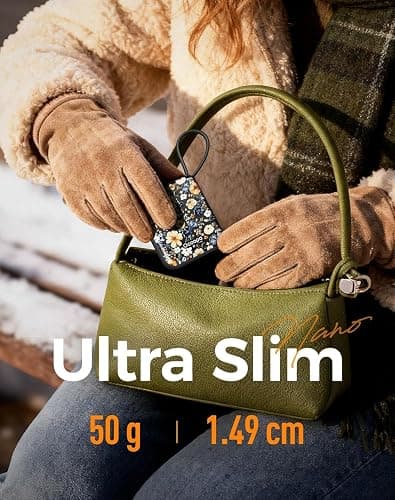 OCOOPA Hand Warmers Rechargeable, Smart Temp Control,100℉ -126℉, UL Safe, 7H*2 Long Battery, Small Palm-Sized Slim Fits Gloves, Purse, Camping, Travel, Cold Hands Gifts Women,UT5 Nano thumbnail 2