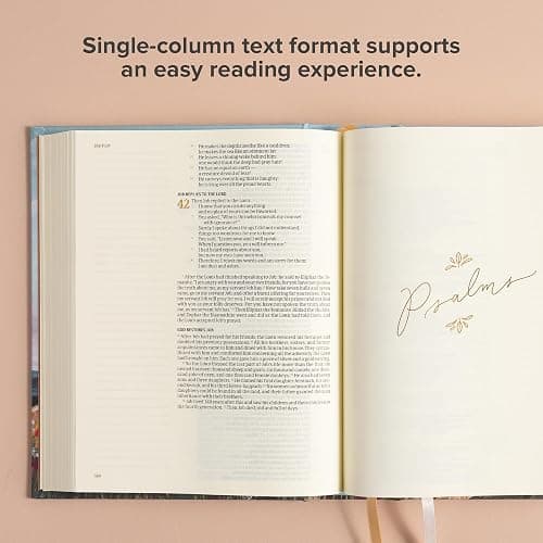 CSB Notetaking Bible, Hosanna Revival Edition, Roan Mountain Cloth Over Board, Black Letter, Single-Column, Journaling Space, Reading Plan, Easy-to-Read Bible Serif Type thumbnail 12