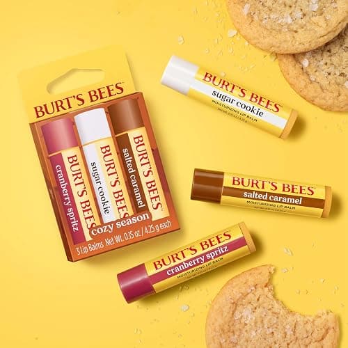 Burt's Bees Cozy Season Lip Balm Set, Natural Origin Lip Care, 3 Tubes, 0.15 oz. thumbnail 6