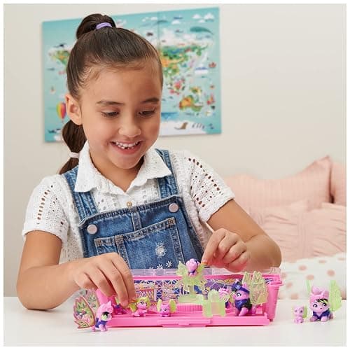 Hatchimals CollEGGtibles, Rainbow-cation Wolf Family Carton with Surprise Playset, 10 Characters, 2 Accessories, Kids Toys for Girls thumbnail 2