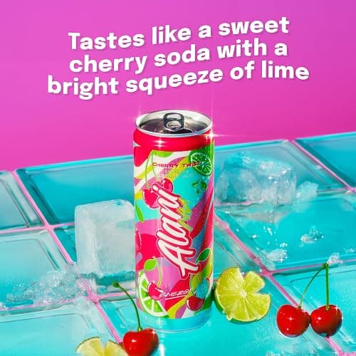 Alani Nu CHERRY TWIST Sugar Free, Low Calorie Energy Drinks, 200mg Caffeine, Biotin B Vitamins, Zero Sugar, 10 Calories, 12 Fl Oz Cans, 12 Pack - Cherry Twist - 12 Fl Oz (Pack of 12) thumbnail 3