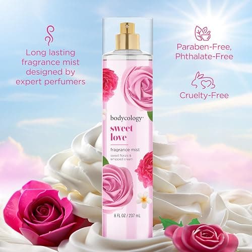 Bodycology Long-Lasting Fragrance Body Mist, Sweet Love, 8 fl oz thumbnail 3