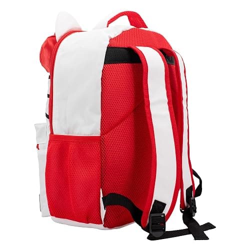 AI ACCESSORY INNOVATIONS Hello Kitty Backpack for Girls, Sanrio Kawaii Bookbag, 16 Inch Anime School Bag with 3D Features thumbnail 3