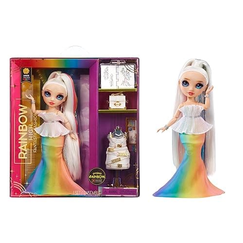 Rainbow High Fantastic Fashion Amaya Raine – Rainbow 11” Fashion Doll and Playset with 2 Complete Doll Outfits, and Fashion Play Accessories, Great Gift for Kids 4-12 Years Old