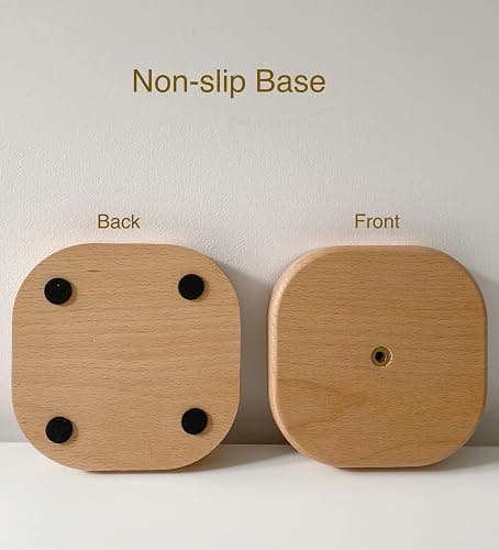 Paper Towel Holder, Wooden Kitchen Roll Stand Organizer Free Standing, Housewarming Gift Present for Friends thumbnail 4