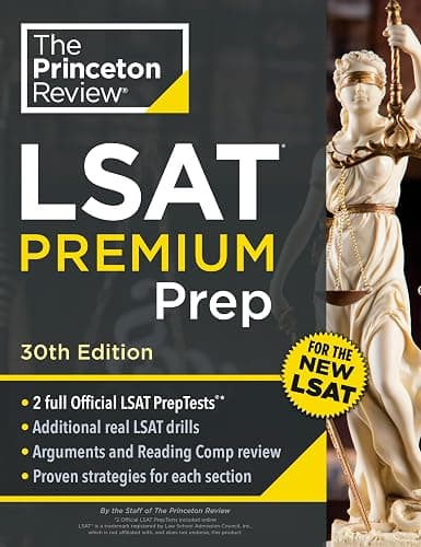 Princeton Review LSAT Premium Prep, 30th Edition: 2 Official LSAT PrepTests + Real LSAT Drills + Review for the New Exam (Graduate School Test Preparation) - Image 1