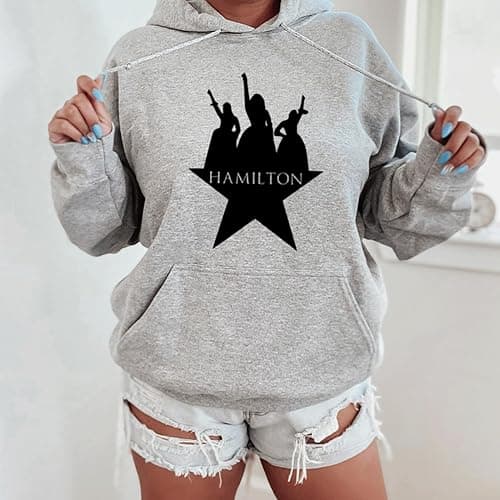 Hamilton Broadway Hoodie | American Musical Sweatshirt | Unisex Sweater for Men & Women | Hamilton Fan Gift | Theater Hoodie | Broadway Musical Pullover | Dad Sweat| Women Shirt thumbnail 5