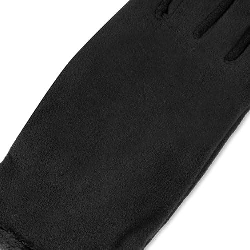 isotoner womens Stretch Fleece Gloves With Microluxe Lining and Smart Touch Technology thumbnail 3