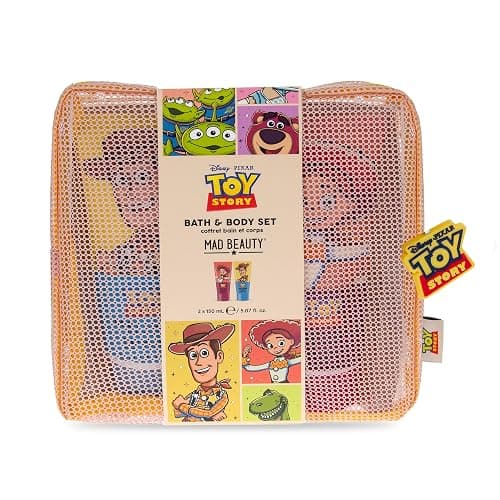Disney Pixar Toy Story Bath & Body Gift Set | Officially Licensed | Woody & Jessie | 150ml Body Wash & Lotion | Holographic Bag | Mad Beauty thumbnail 3