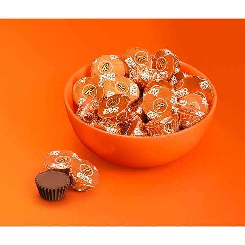 REESE'S Zero Sugar Miniatures Chocolate Peanut Butter Cups, Candy Bag, 5.1 oz thumbnail 6