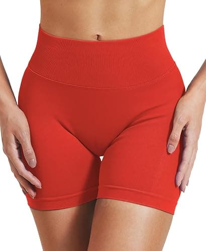 VOYJOY Women Workout Impact Shorts 2.5"/ 3.6"/ 4.5"/ 6" Scrunch Butt Lifting Gym Seamless Booty Biker Shorts thumbnail 5