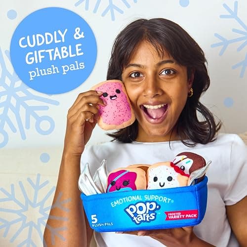 Pop-Tarts™ Emotional Support by Relatable, Snack-Inspired Pals, Full of Bite-Sized Plushies and Cute Stuff, Unexpected Funny Gifts for Loved Ones, Includes 5 Plush Pals with Plush Box thumbnail 2