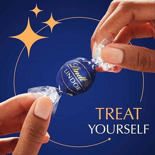 Lindt LINDOR Assorted Dark Chocolate Candy Truffles, Assorted Chocolate with Smooth, Melting Truffle Center, 15.2 oz. Bag thumbnail 5