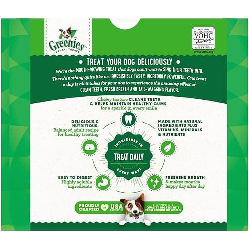 Greenies Veterinarian-Recommended Adult Natural Dental Dog Treats Large Size, Dog Dental Chews, Original Flavor, 54 oz. Pack, 34 Count thumbnail 9