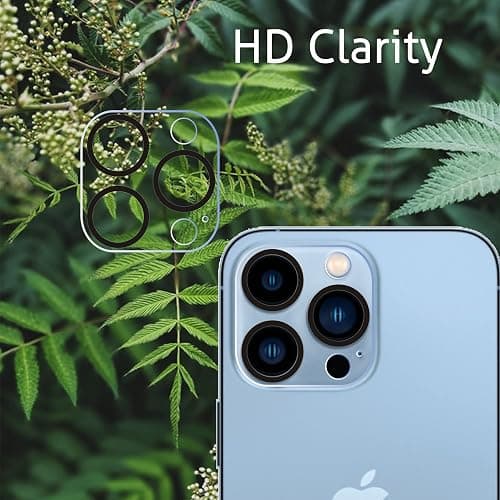Ailun 3 Pack Camera Lens Protector for iPhone 16 Pro / 14 Pro & iPhone 16 Pro Max / 14 Pro Max,Tempered Glass,9H Hardness,Anti-Scratch,Case Friendly[Does not Affect Night Shots] thumbnail 3