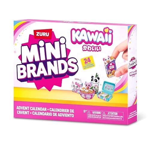 Mini Brands Kawaii Advent Calendar by ZURU, Collectible Seaonal Toys for Girls thumbnail 2