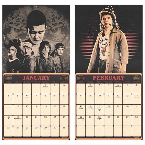 2026 Stranger Things 5 Wall Calendar thumbnail 7