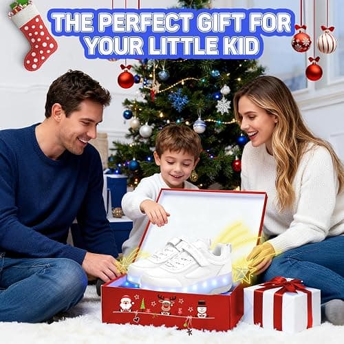 Yogeeft Kids Shoes with Wheels - 4 in 1 Light-Up Roller Shoes with USB Rechargeable LED Sneakers for School Christmas Party Gifts thumbnail 8