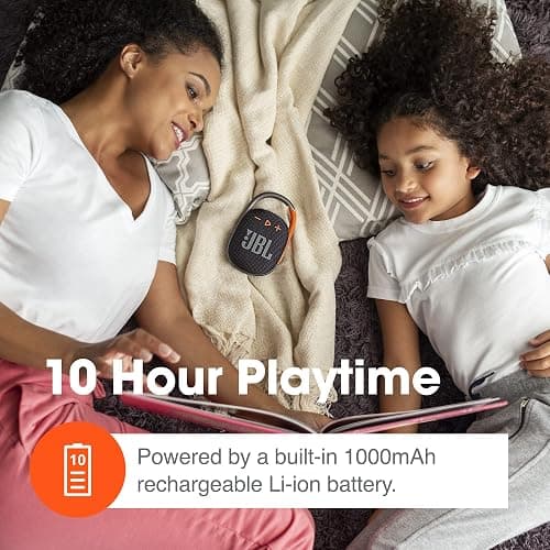 JBL Clip 4, Teal - Portable Bluetooth 5.1 Speaker - Up to 10 Hours of Play - Waterproof & Dust Resistant - Includes Noise & Echo-Canceling Speakerphone thumbnail 4