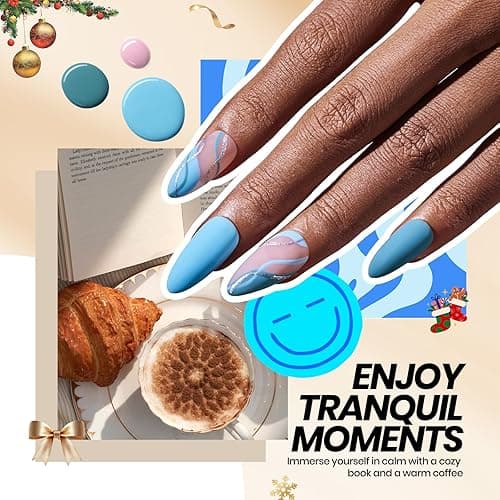 Beetles Gel Nail Polish Kit with U V Light, 68 Pcs Gel Nail Kit 35 Colors Emotional Spectrum with Base Matte&Glossy Top Coat Soak Off Manicure Set, Women Teen Girl Christmas Gifts, Beetles Gift Spree thumbnail 6