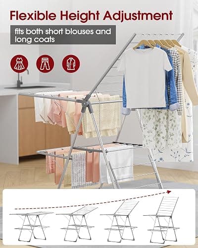 Sakugi Foldable Laundry Drying Rack thumbnail 4