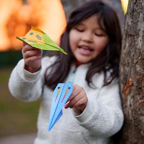 Creativity for Kids Paper Airplane Squadron - Create 20 Paper Airplanes, Crafts for Boys and Girls, Holiday Stocking Stuffers and Gift for Boys, Kids Activities (Ages 6+) thumbnail 2