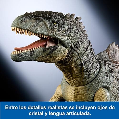 Mattel Jurassic World Dominion Hammond Collection Giganotosaurus Dinosaur Figure, 21 Articulations, Glass Eyes, Wired Tail & Posable Tongue thumbnail 3