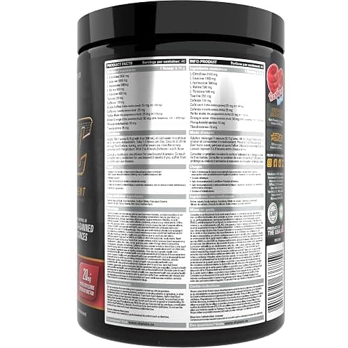 EHP Labs OxyShred Non Stim Pre Workout Powder – Caffeine Free Preworkout for Women & Men – Non Stimulant Thermogenic & Energy Support – Focus & Metabolism Support – Peach, 33 Servings thumbnail 2